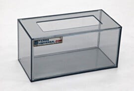 Static Dissipative PVC Benchtop Glove Dispenser  |  4951-04 displayed