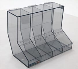 Static Dissipative PVC Multi-Chamber Dispenser  |  4005-50 displayed
