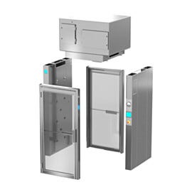 Knock-Down Air Showers are disassembled into sections for installation in areas with limited access due to small doorways or narrow hallways | 6010-14-KD displayed