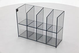 Static Dissipative PVC Benchtop Organizer | 4950-02 displayed