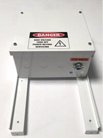 Provides a single power connection point for up to 5 Duplex Outlets  |  6600-27-220 displayed