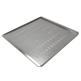 Perforated Stainless Steel Shelf allows unimpeded airflow within the desiccator | 1610-42 displayed