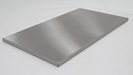 Stainless Steel Wide Solid Shelf | 4102-99 displayed