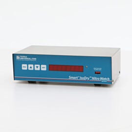 Terra's Smart® IsoDry® Nitro-Watch™ logs data at user specified intervals: RH, temp, door open/close, purge on/off, and sensor removal/attachment