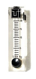 Acrylic flow meter, valve-2-20SCFH | 1600-32 displayed