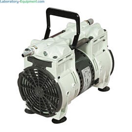 Welch's oil-free standard duty vacuum pump are lightweight, compact and quiet pumps that provide continuous oil-free pumping without corrosion  |  7906-50 displayed