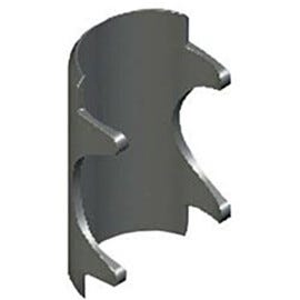 Adjustable ESD sleeve for wire shelves | 1571-01 displayed