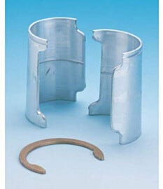Aluminum split sleeve for shelves | 1303-36 displayed