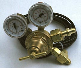 Anaerobic Mixed Gas (AMG) Regulator for Shelf Labs BACTRON and BACTROX glove boxes | 3901-10 displayed