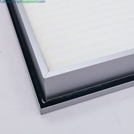 Roomside replaceable filters offers gel-sealed filter seats securely against "knife-edge" on blower housing to form a tight seal  |  6601-27-R displayed