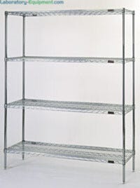 Eaglegard Shelf Unit is manufactured with cleanroom-compatible materials | 1372-73 displayed