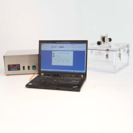 eVAC™ allows the operator to stimulate and test how altitude affects the sample; eVAC connection kit not included  |  5235-45 displayed