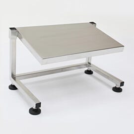 Terra's BioSafe® 304 Stainless Steel Footrests stand up to harsh cleaning agents and provide a firm foot platform while working