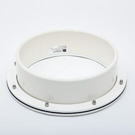 PVC Round Glovebox Port | 1672-17 displayed