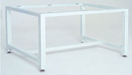 Glove box support stand in powder-coated steel with levelling feet, 59"W  |  1681-51 displayed