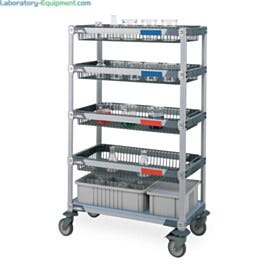 MetroMax i Microban Glassware Cart with 4 baskets (order glassware and containers separately) | 1533-22 displayed