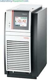 Presto A40 Temperature Control System by Julabo features a touchscreen, multiple data ports and an integrated programmer for versatile control  |  2440-06 displayed