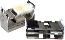 Saves lab space, provides protection and stores samples | 5322-70 displayed
