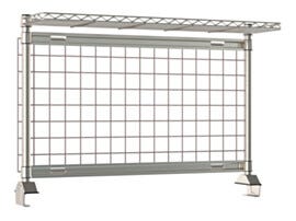 Designed to optimize workspace efficiency, the included shelf and SmartWall Grid ensure essential items stay within reach   |  1542-45 displayed
