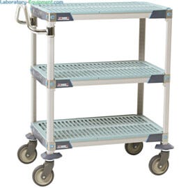 3 shelf MetroMax i Utility Cart with a lifetime warranty | 1403-06 displayed