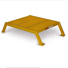 1-Step MINICO-9.5 All-Welded Steel One-Piece Mini Crossover with Grip-Strut Tread, a 25"W x 6.5"H clearance, 29"L platform, and 23.5"W treads; 500 lbs. capacity  |  2807-75 displayed