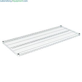 Olympic's open wire carbon-steel shelves with chromate finish allows for air circulation and visibility  |  1303-46 displayed