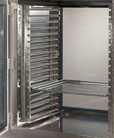 Racks shown mounted in pass through. Shelf sold separately. | 1993-40A displayed