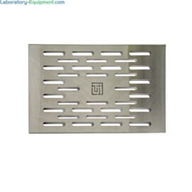 304 stainless steel perforated shelf for 40" shelf-only garment storage cabinets | 4101-86B displayed