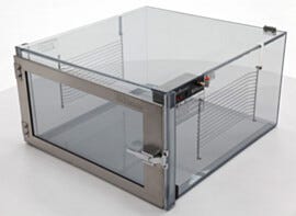 Smart nitrogen dry cabinet, static-dissipative PVC, 1 chamber with automatic RH control | 1911-46A displayed
