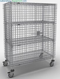 The heavy-gauge open wire grid provides maximum visibility  |  2650-67 displayed