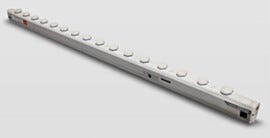 The Static-Sensing Ionizer discharges ions across a wide area and eliminates static charges from all types of surfaces  |  2005-73 displayed