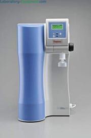 Barnstead GenPure Water Purification System by Thermo Fisher Scientific produces 2L/min of Type 1 ultrapure water; offers USP-complying conductivity measurement  |  1714-PP-04 displayed