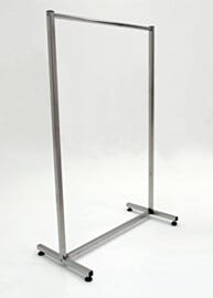 Stainless Steel Sliding Position ISO 5 Garment Storage Rack  |  9230-00 displayed