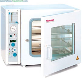 Vacutherm™ vacuum heating and drying oven reduces drying time for temperature sensitive materials; provides inert heating environment  |  1709-11 displayed
