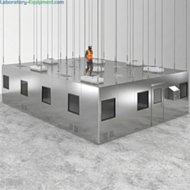 Terra's BioSafe® Stainless Steel Ceiling Panels are fully walkable, self-spported or suspended from facility ceiling  |  6603-67-SS displayed