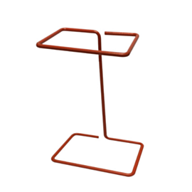 Wire Rack Stand holds 0.43-gallon (8.5" x 11") Biohazard Bags (A9004R) by MTC Bio; A9004-WR | 5707-06 displayed