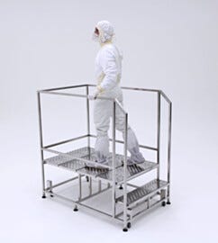 BioSafe cleanroom work platforms are versatile platforms for performing cleanroom servicing tasks on a large work area | 2806-89 displayed