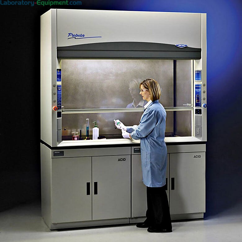 Labconco manufactures fume hoods designed for handling radioisotopes and providing effective containment | 3648-11 displayed