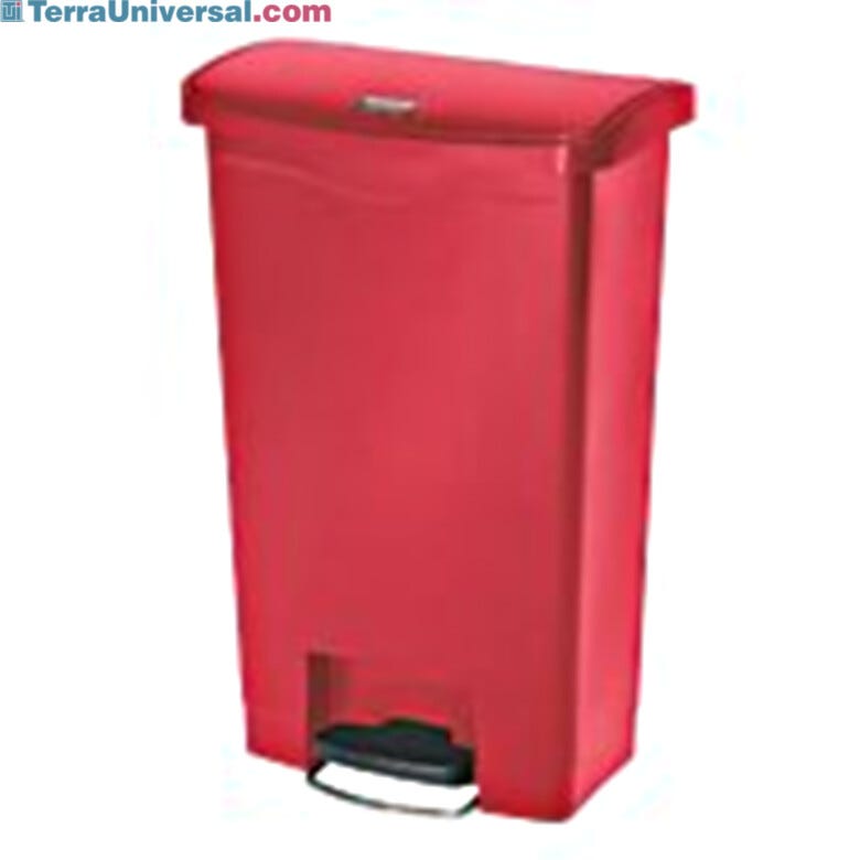 13 Gal. Red Step-On Container  |  1457-18A displayed