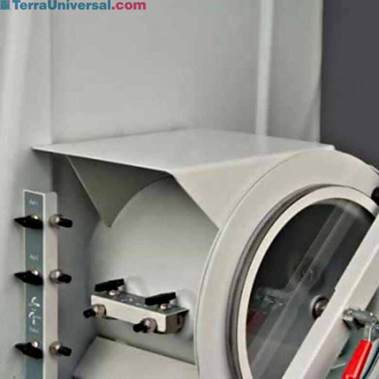 Shelf mounts to top of transfer chamber to maximize exterior work area. | 3643-64 displayed