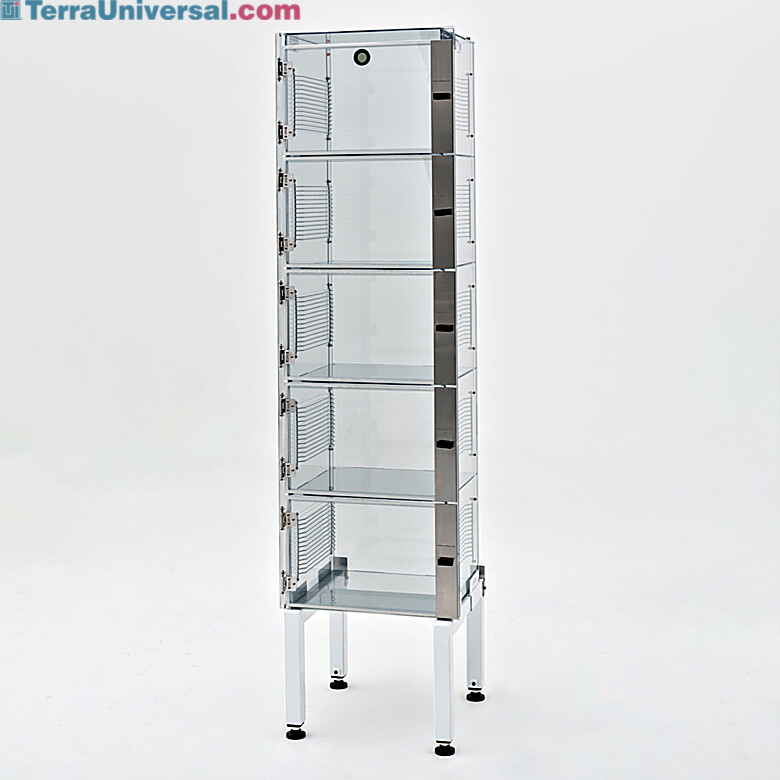 ValuLine® ES™ desiccator cabinet with 5 chambers  |  3949-34C displayed