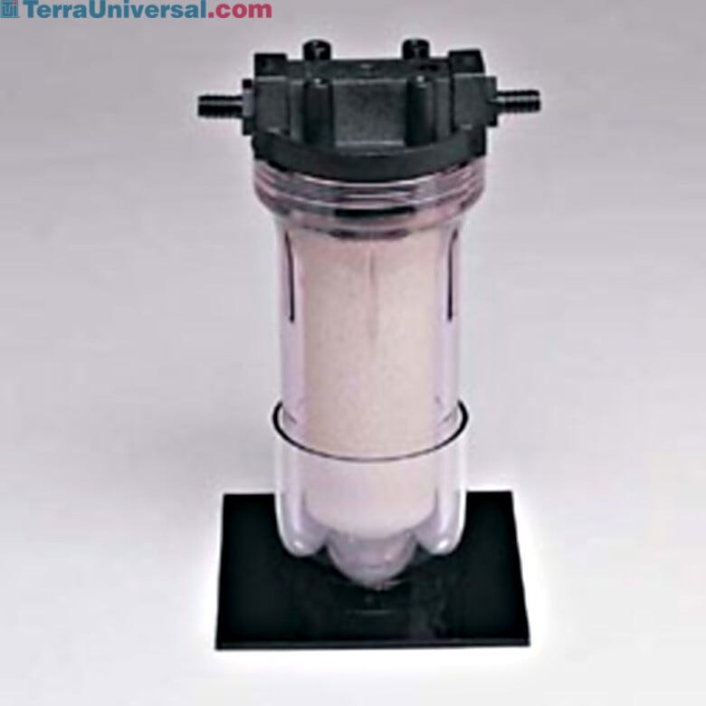 A chemical trap to remove organic solvents, acids, ammonia, radioisotopes or moisture.  |  3643-82 displayed