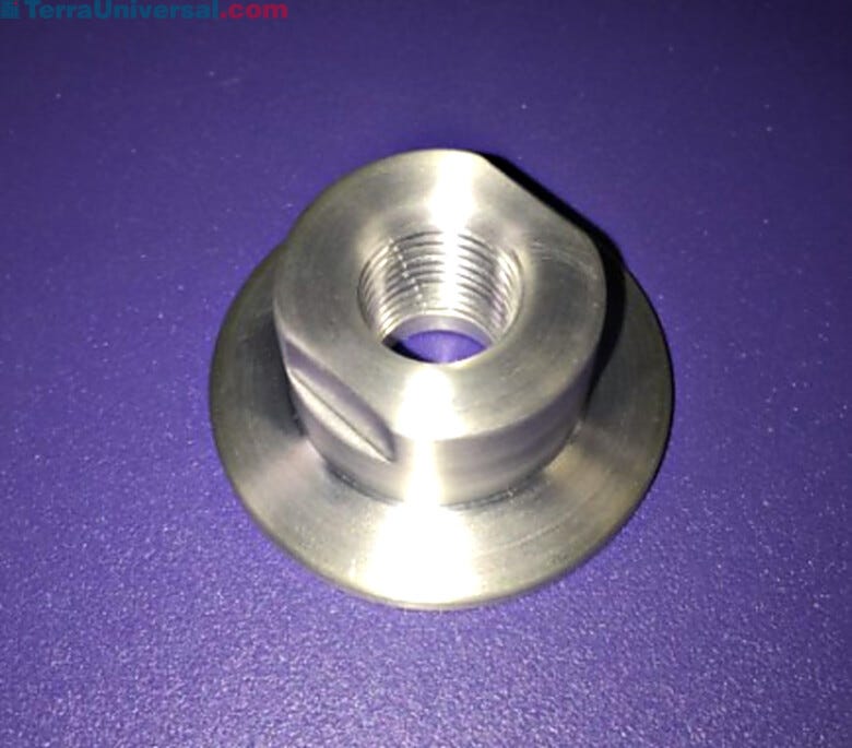 Flange Adapter, Vacuum Fitting QF40 x 0.25 in FNPT | 9400-03 displayed