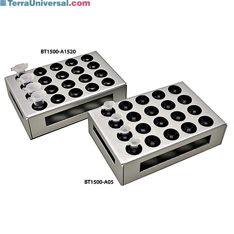 Optional Adapter, 20 x 0.5 ml for Benchmark Scientific microplate shakers, BT1500-A05  |  2823-96 displayed