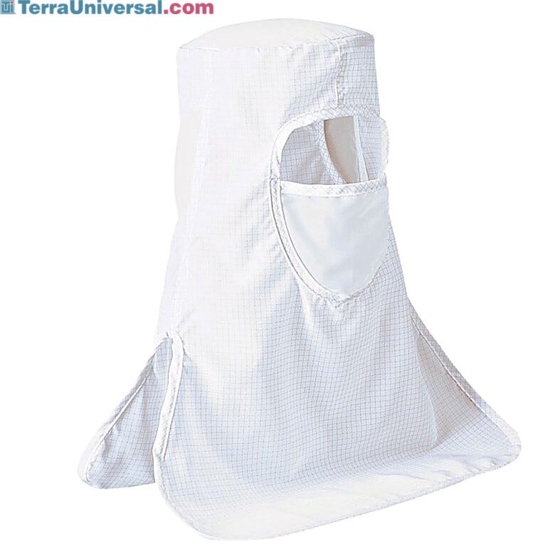 Uniform Technology features a Taffeta hood with built in face mask, available in Navy or White colors | 4953-12A displayed