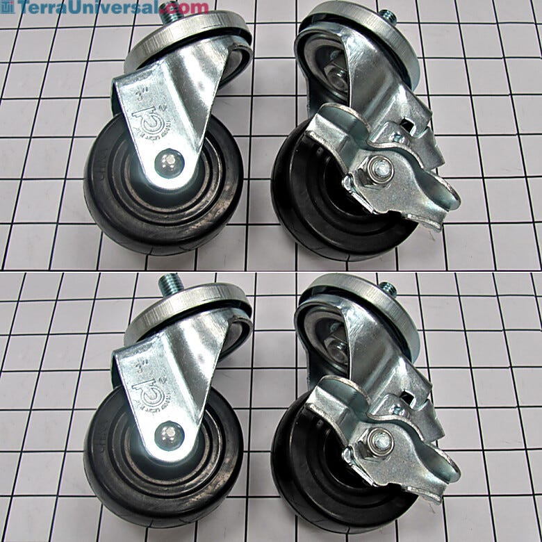 Optional 3-inch diameter caster set  |  1700-44 displayed