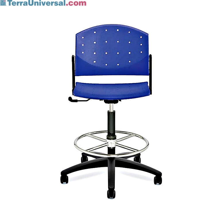 Eddy Laboratory Chairs by Dauphin are designed to be versatile, equally compatible with industrial or manufacturing settings as well as laboratory facilities  |  1013-57 displayed