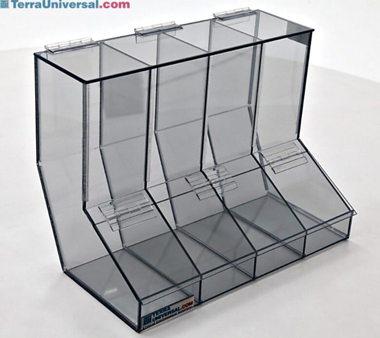 Static Dissipative PVC Multi-Chamber Dispenser  |  4005-50 displayed