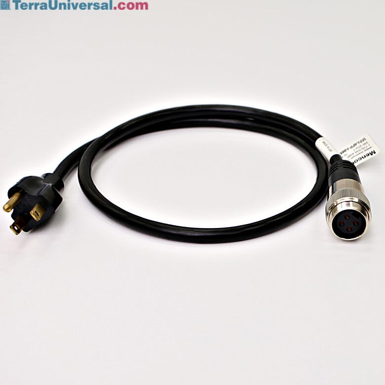 Four-pin power cord adapter for fan/filter unit allows connection to standard 120VAC/60Hz power receptacle | 6601-13 displayed