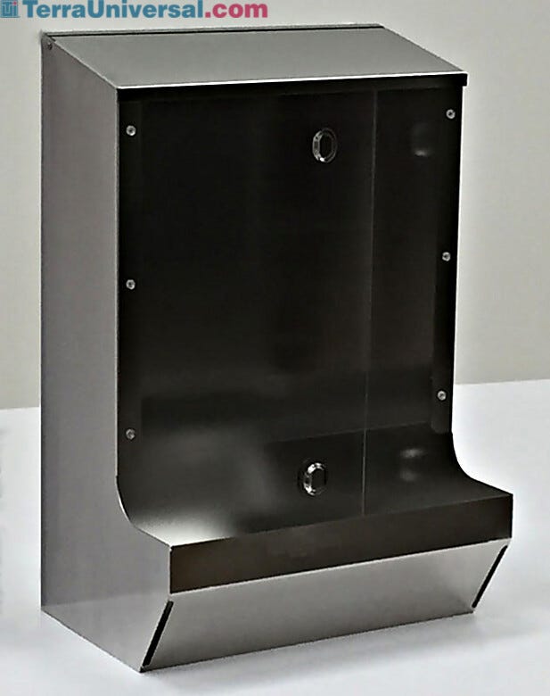 Stainless Steel Safety Glasses Dispenser  |  4951-57 displayed